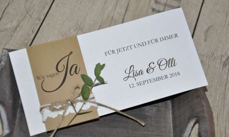 Unsere neuen Hochzeitseinladungen