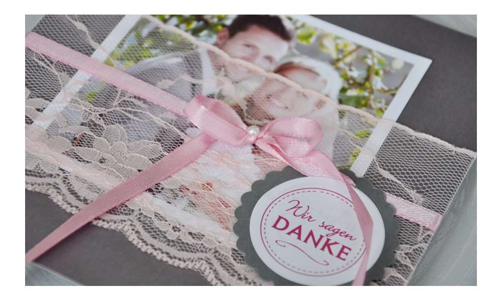 Unsere neuen Dankeskarten zur Hochzeit