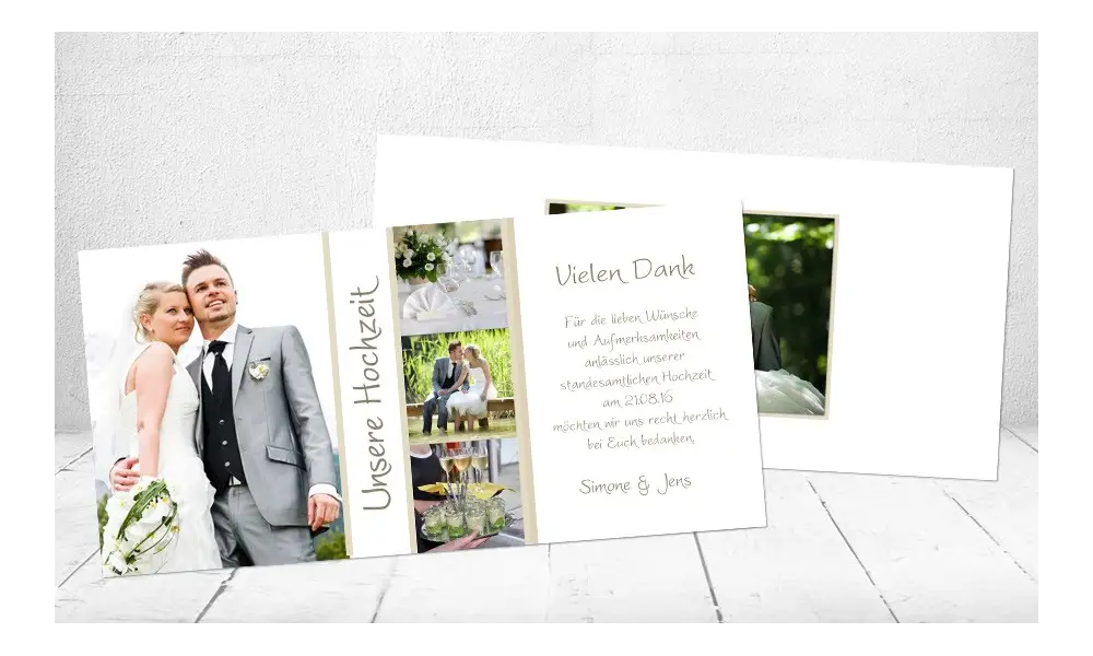 Danksagungskarte, Karte Hochzeit, Sternenhimmel