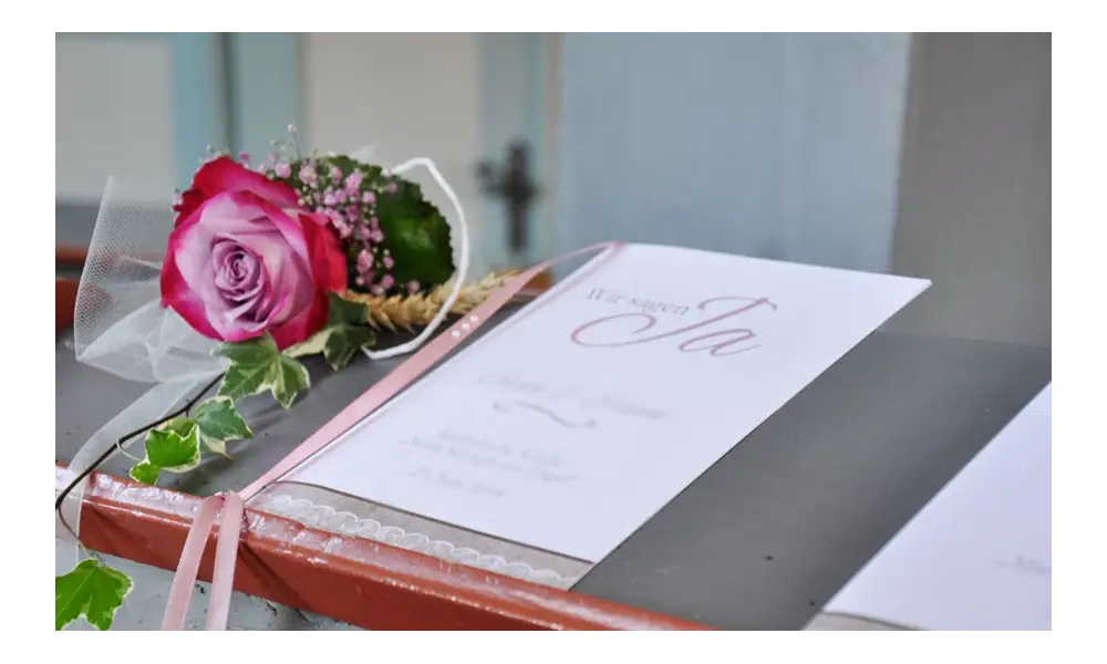 Kirchenheft Hochzeit Vorlage