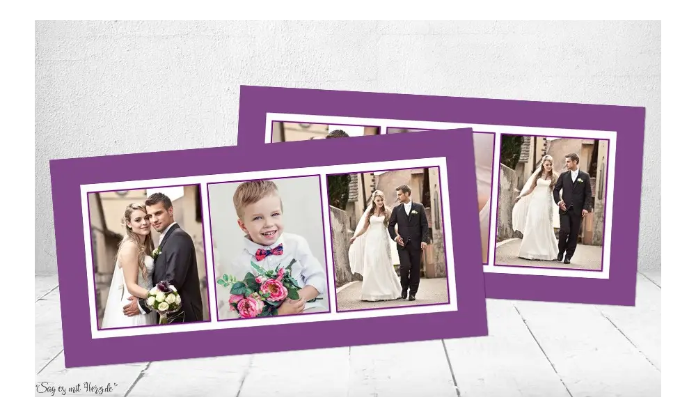 Danksagungskarten-Hochzeit