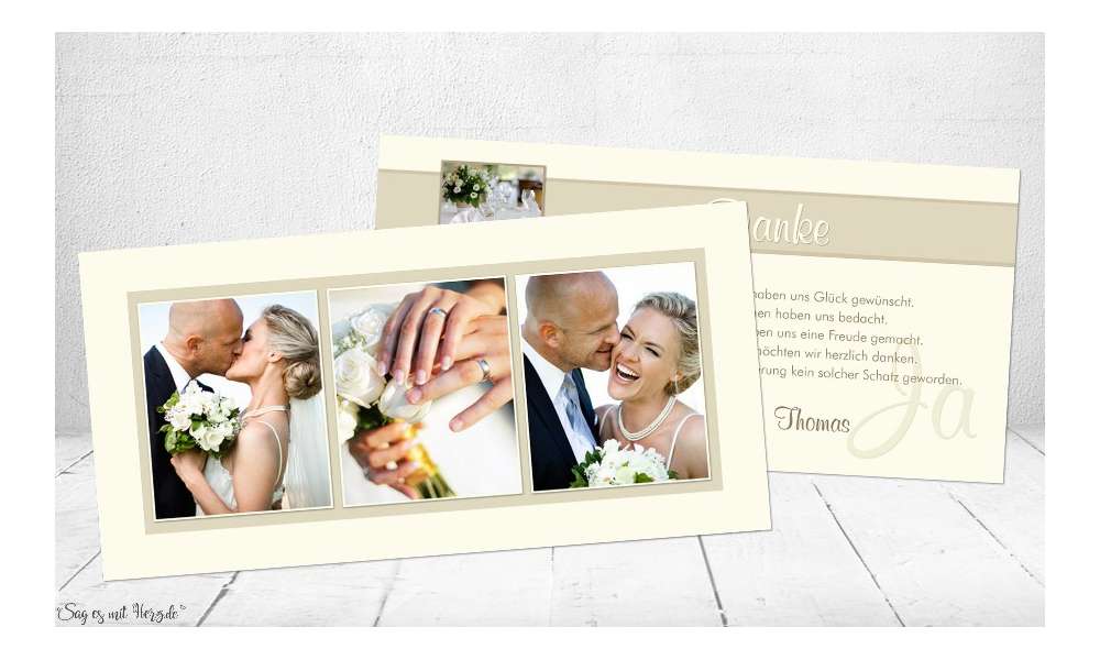 Danksagungskarten-Hochzeit Danksagungskarten-Hochzeit