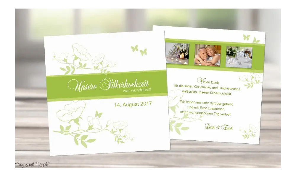 Danksagung Hochzeit