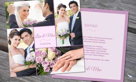 Danksagung Hochzeit