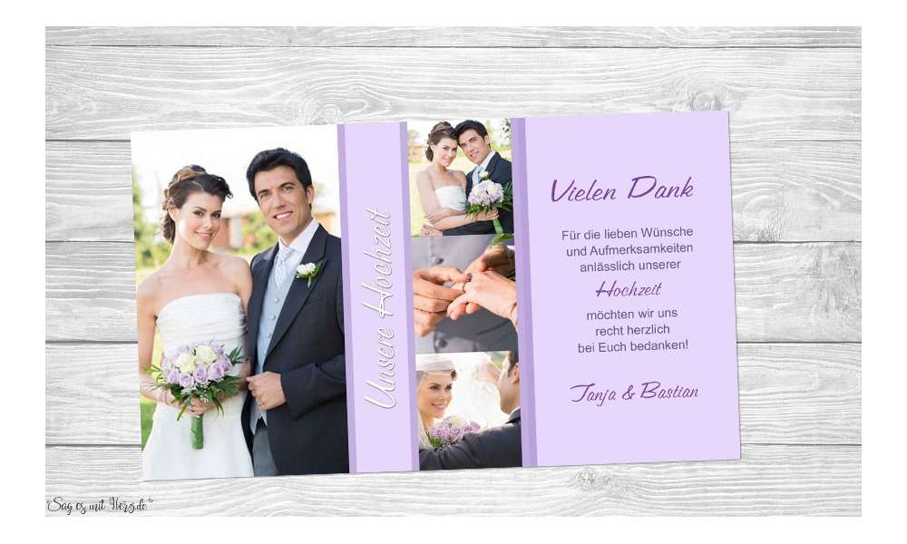 Fotokarten Hochzeit