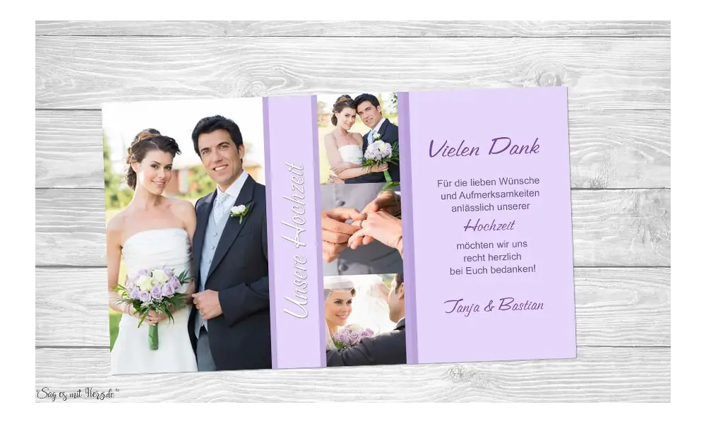 Fotokarten Hochzeit