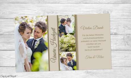 Fotokarten Hochzeit