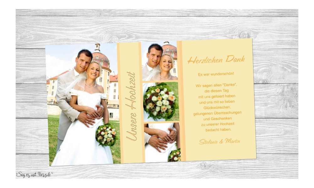 Fotokarten Hochzeit