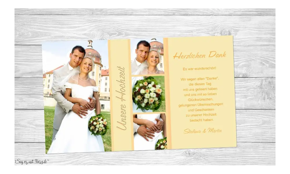 Fotokarten Hochzeit