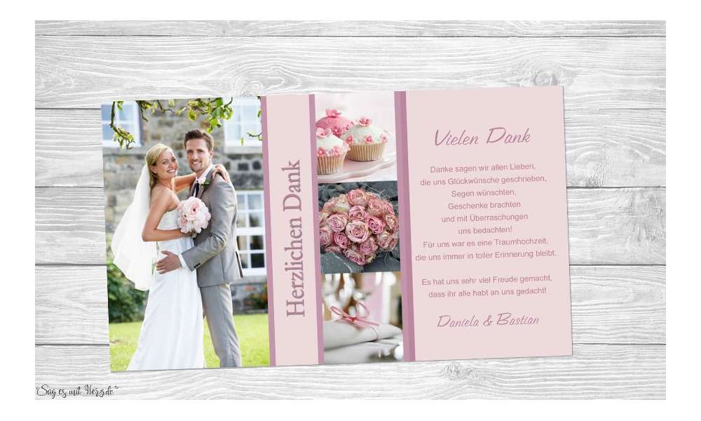 Fotokarten Hochzeit