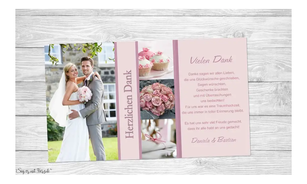 Fotokarten Hochzeit