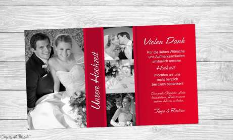 Fotokarten Hochzeit