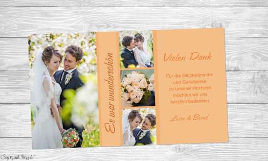 Fotokarten Hochzeit