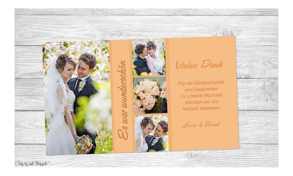 Fotokarten Hochzeit