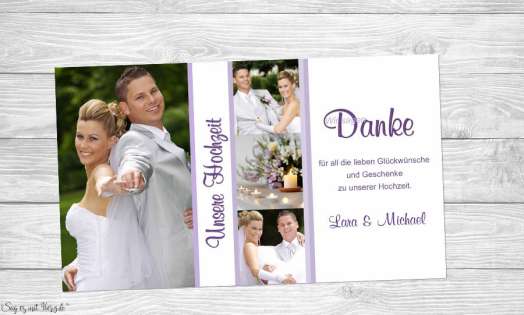 Fotokarten Hochzeit