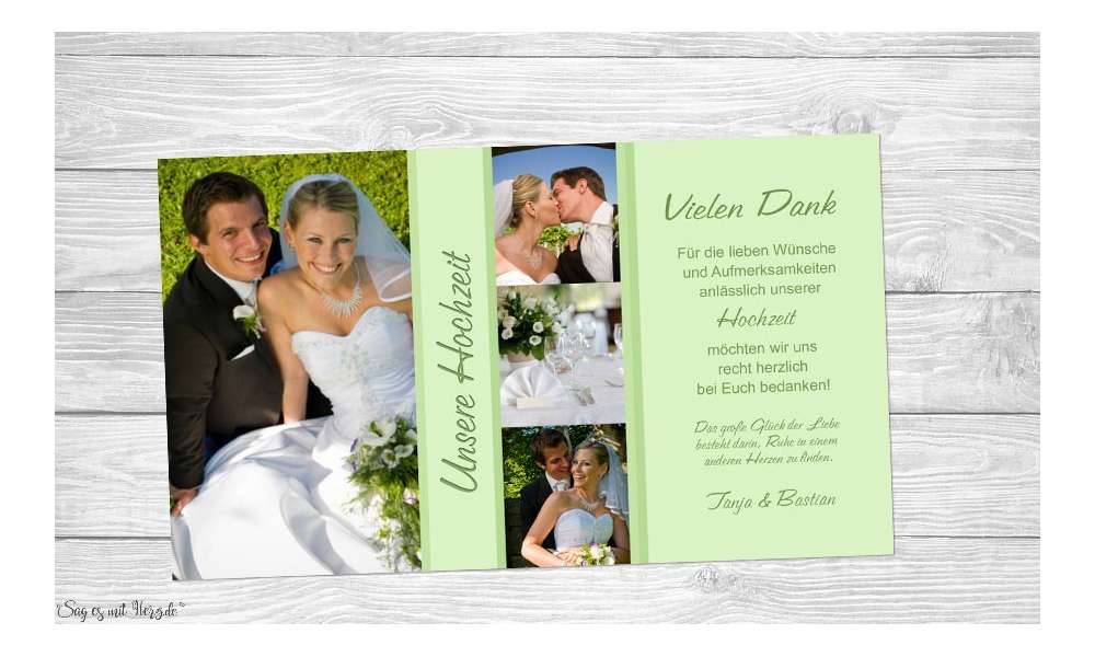 Fotokarten Hochzeit