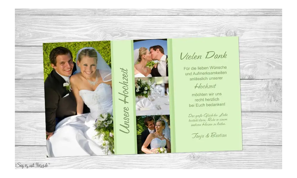 Fotokarten Hochzeit