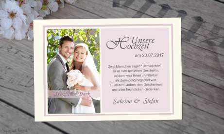 Fotokarten Hochzeit