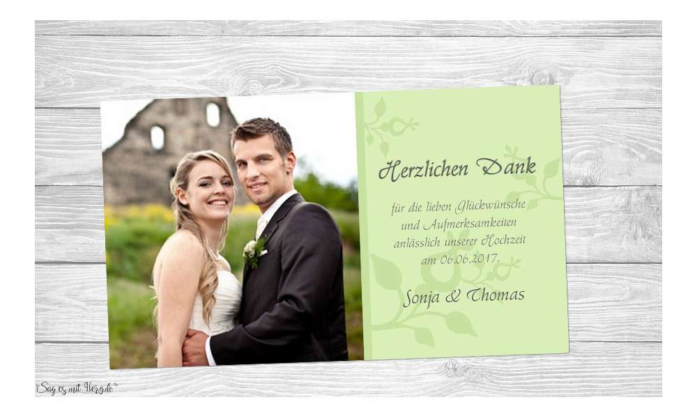 Fotokarten Hochzeit