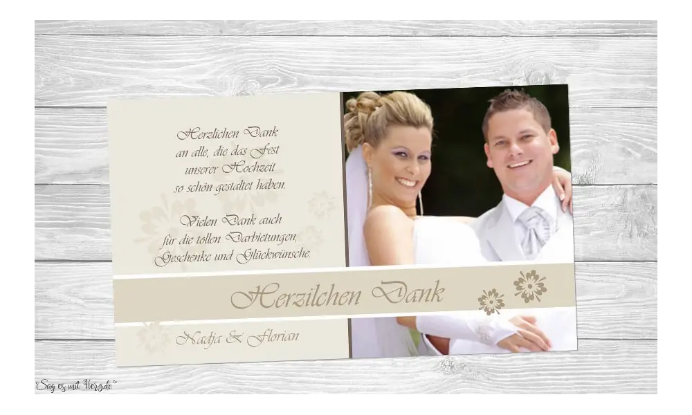 Fotokarten Hochzeit
