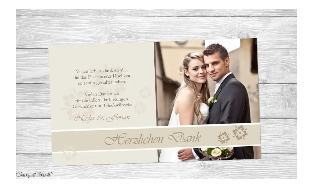 Fotokarten Hochzeit