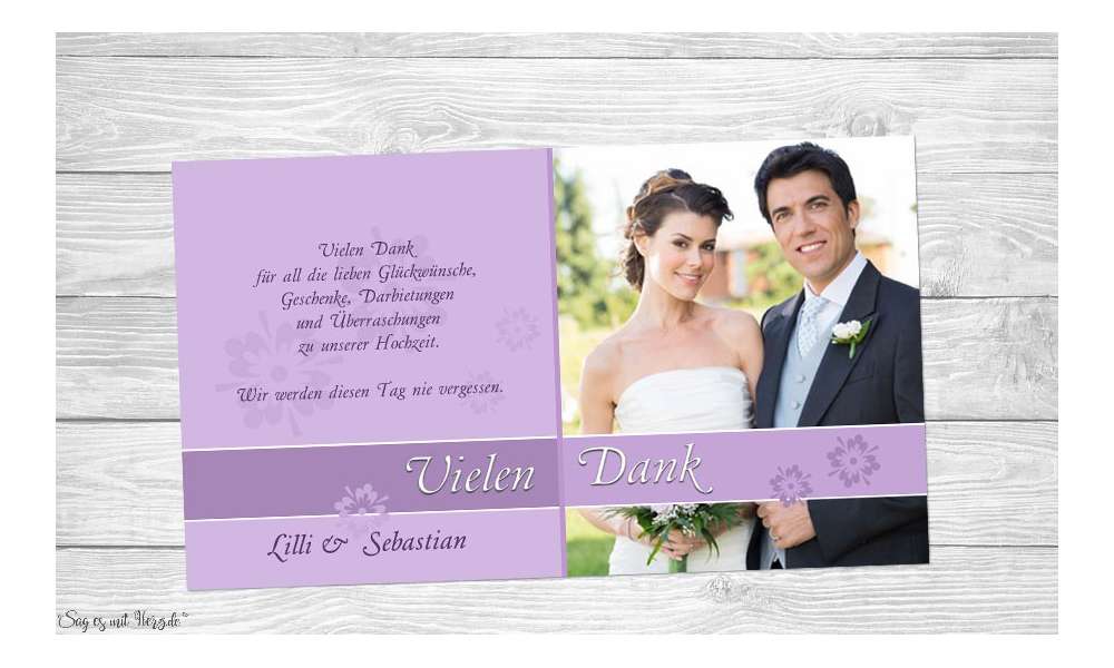 Fotokarten Hochzeit