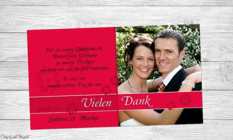 Fotokarten Hochzeit