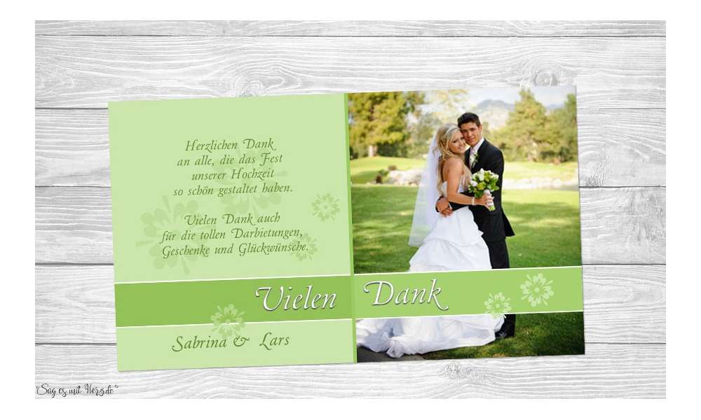 Fotokarten Hochzeit