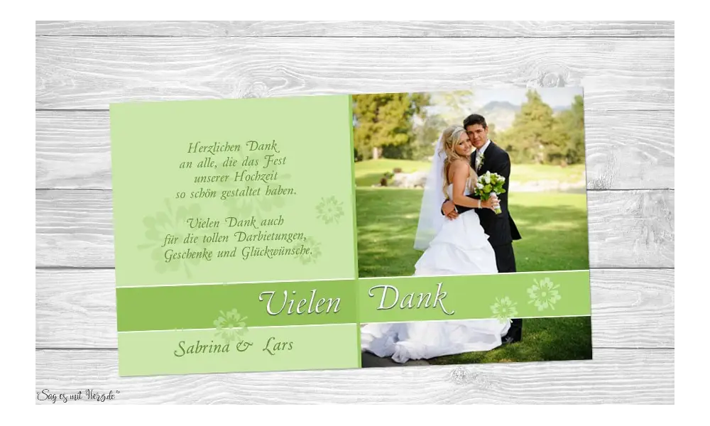 Fotokarten Hochzeit