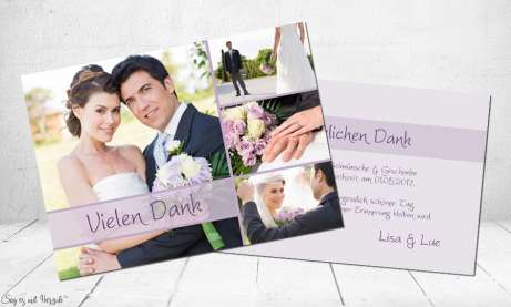 Dankeskarten Hochzeit