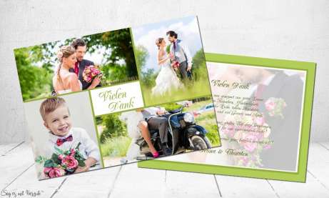 Dankeskarten Hochzeit