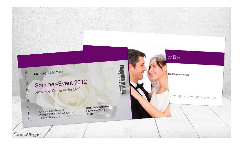 Hochzeitseinladung Vintage Hochzeitseinladung Vintage