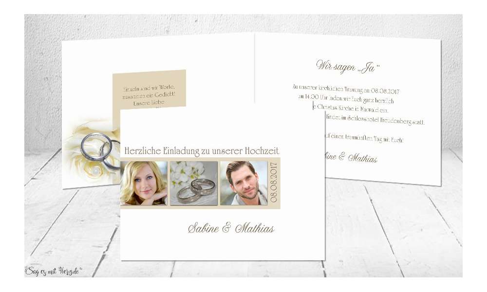 Einladungen Hochzeit