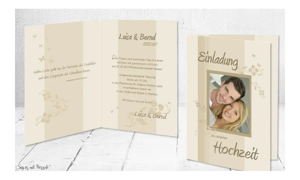 Einladungen Hochzeit