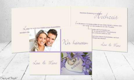 Einladungen Hochzeit