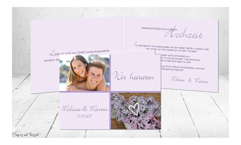 Einladungen Hochzeit