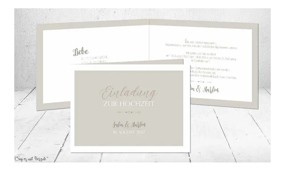 Einladung Hochzeit