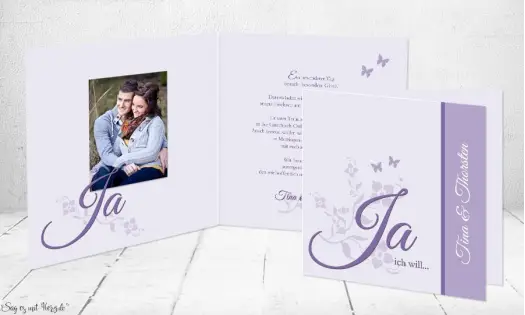 Einladungskarte Hochzeit