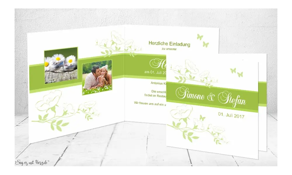 Einladungskarte Hochzeit