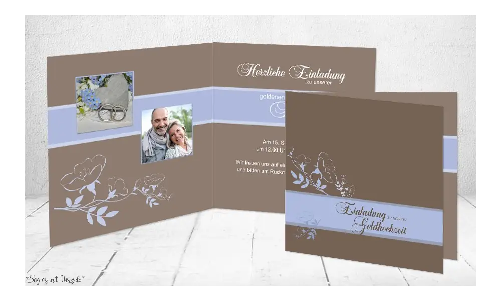 Einladungskarte Hochzeit