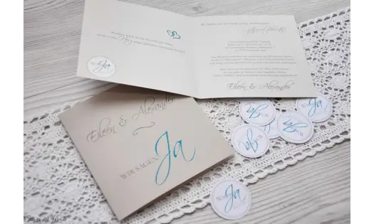 Einladungskarte Hochzeit