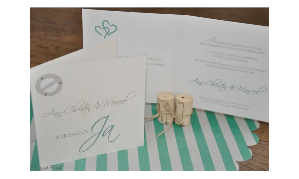 Einladungskarte Hochzeit