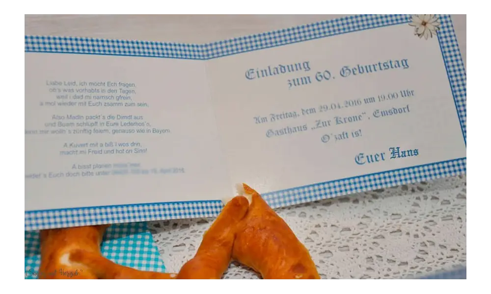 Einladungskarte Geburtstag Klappkarte