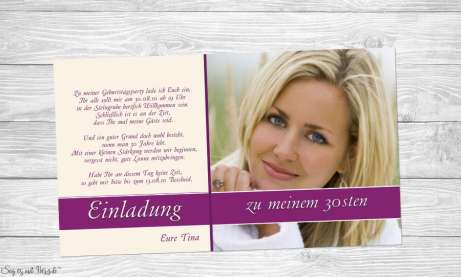 Einladung Geburtstag Fotokarten