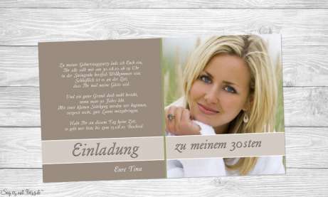 Einladung Geburtstag Fotokarten