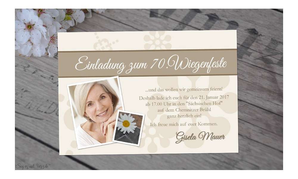 Einladung Geburtstag Fotokarten