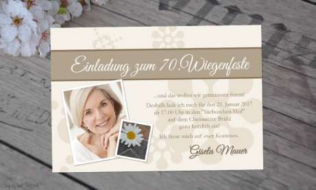 Einladung Geburtstag Fotokarten