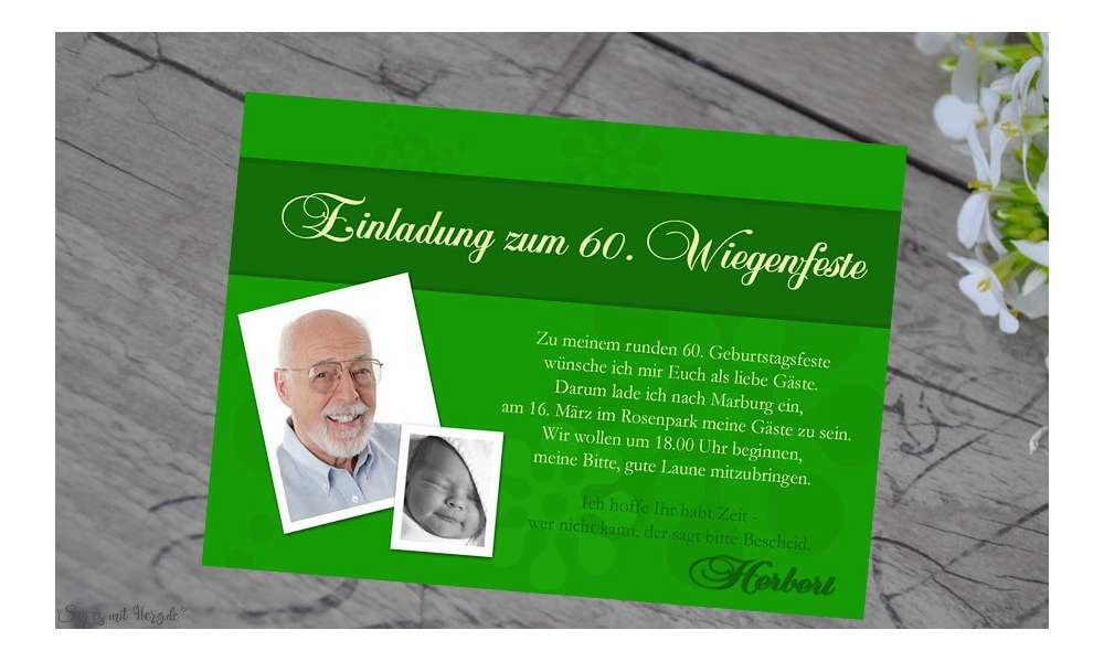 Einladung Geburtstag Fotokarten