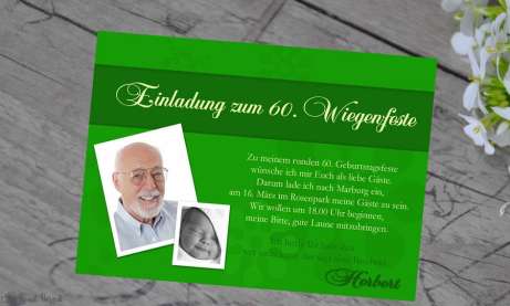 Einladung Geburtstag Fotokarten