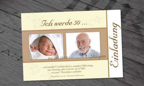 Einladung Geburtstag Fotokarten